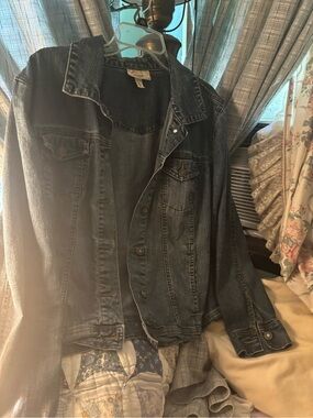 Dress barn Dark Indigo Denim Jacket